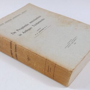 Profecias Messiânicas no Antigo Testamento - F. Ceuppens. Roma, Collegio Angelico, 1935