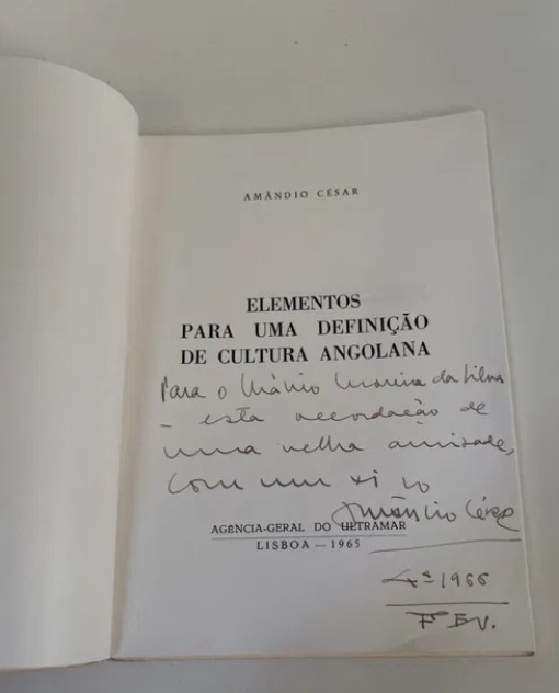 Angola — Elementos Para Uma Definição de Cultura Angolana (1963) — Armindo César - Image 2