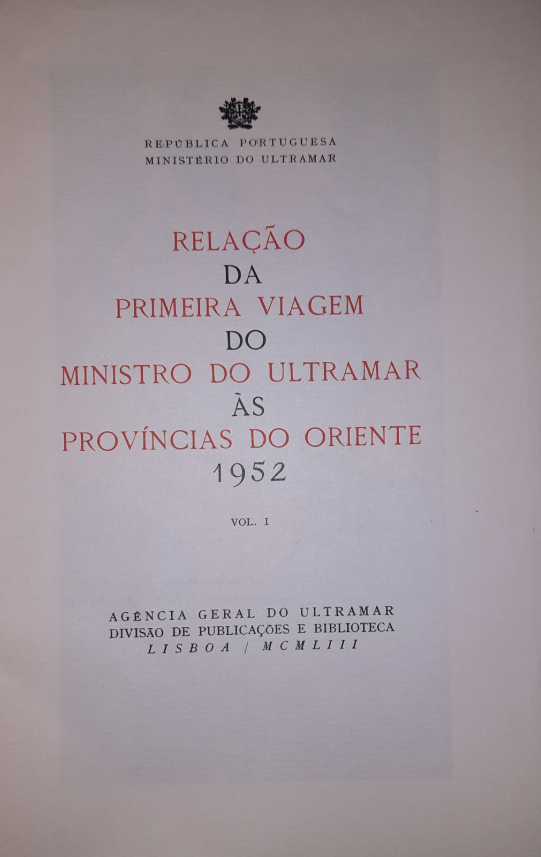Viagem do Ministro do Ultramar às Províncias do Oriente (1953) — Barradas de Oliveira - Image 3