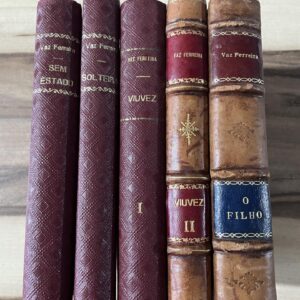 Obras de Vaz Ferreira — Conjunto de 5 volumes encadernados