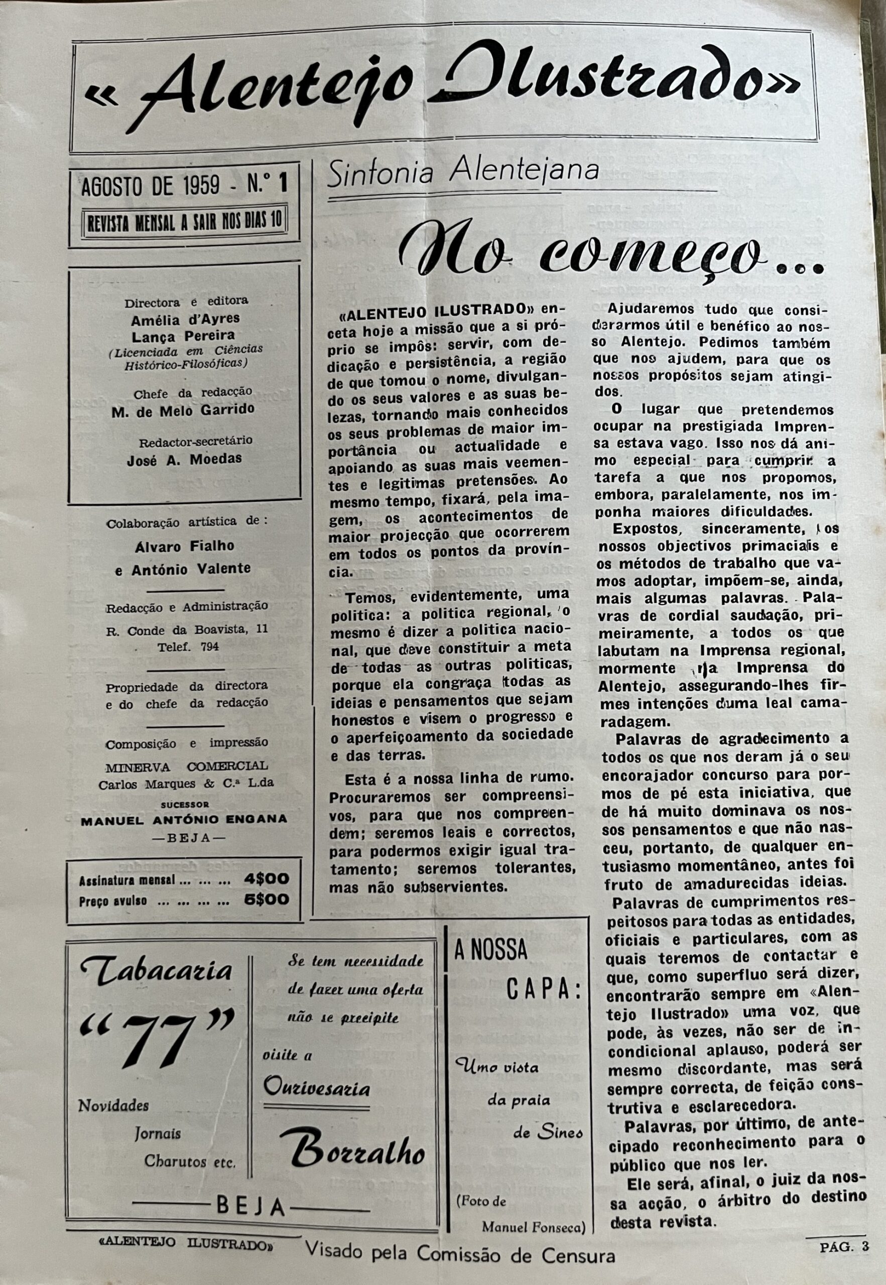 Alentejo Ilustrado — Coleção de 16 Revistas — 1959–1960 - Image 3