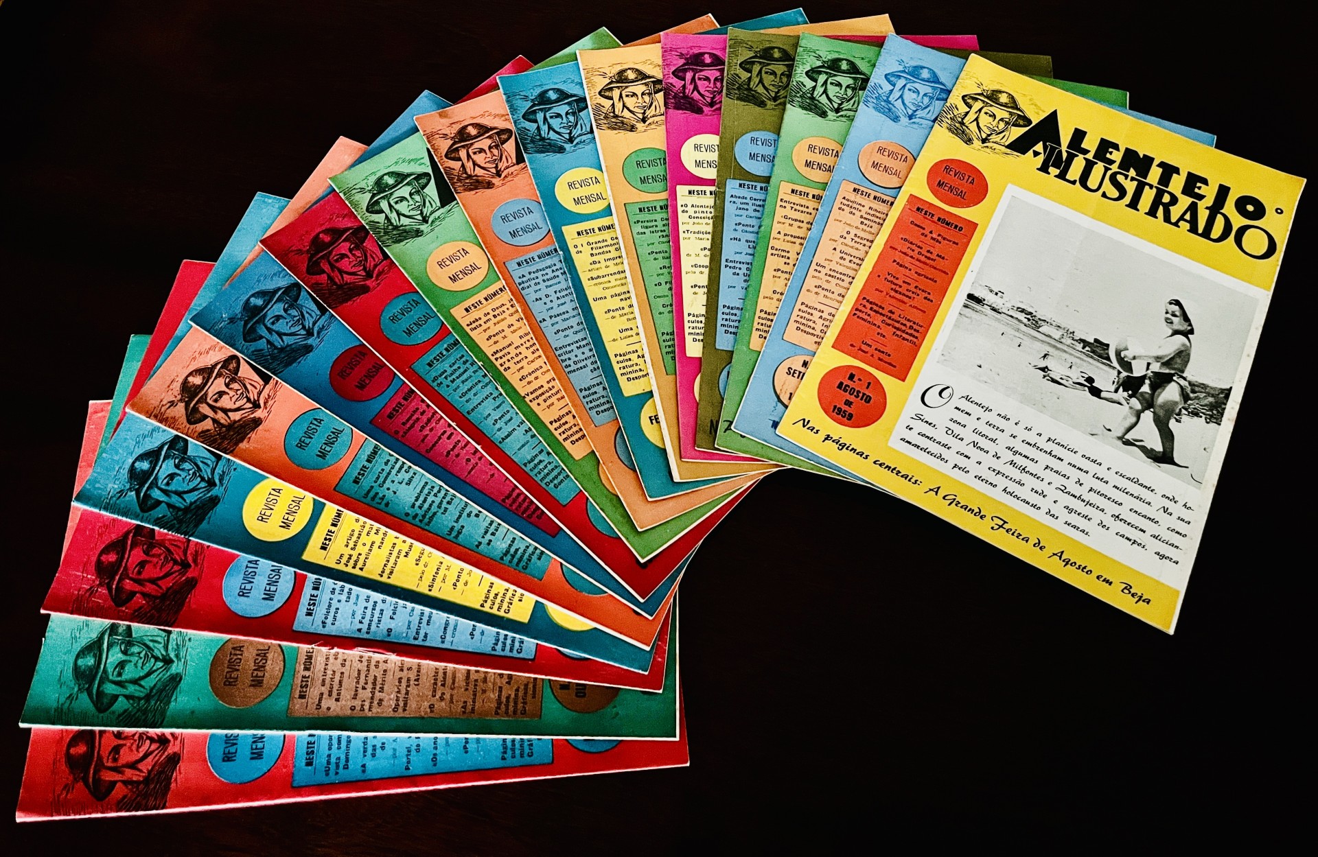 Alentejo Ilustrado — Coleção de 16 Revistas — 1959–1960