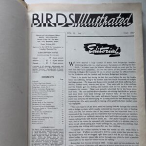 Birds Illustrated — Volume III Completo — 12 Números — 1957
