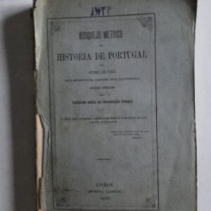 Bosquejo Métrico da História de Portugal — António José Viale — 1866 — Dedicatória