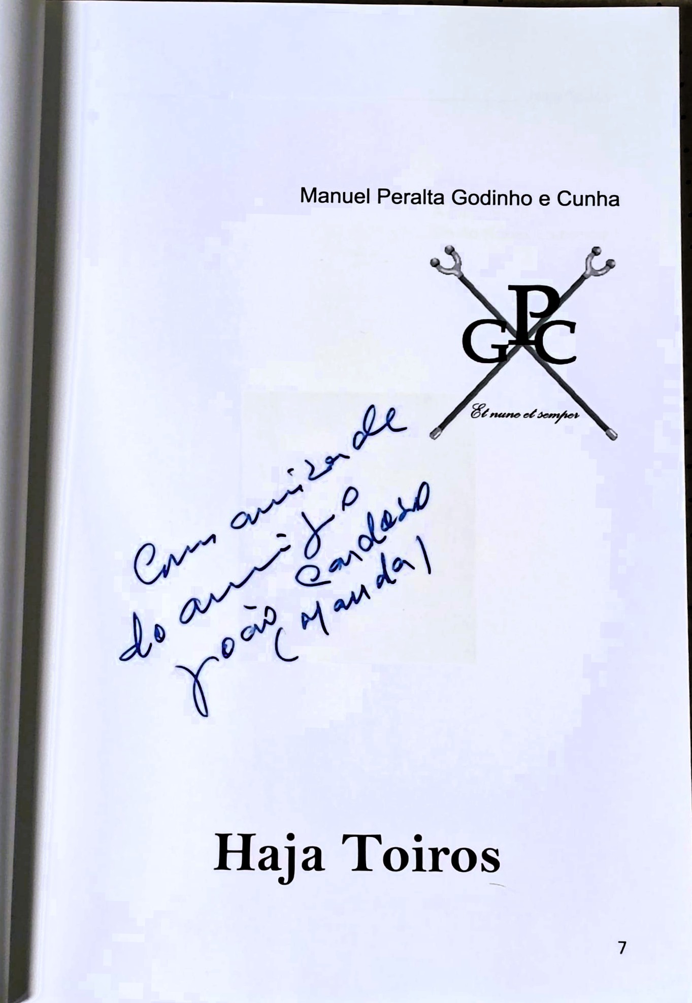 Haja Toiros — Manuel Peralta Godinho e Cunha — 1.ª Edição 2022 - Image 2