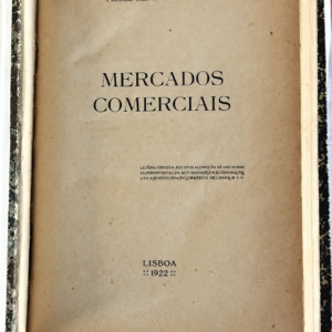 Mercados Comerciais – Moses Bensabat Amzalak – 1922