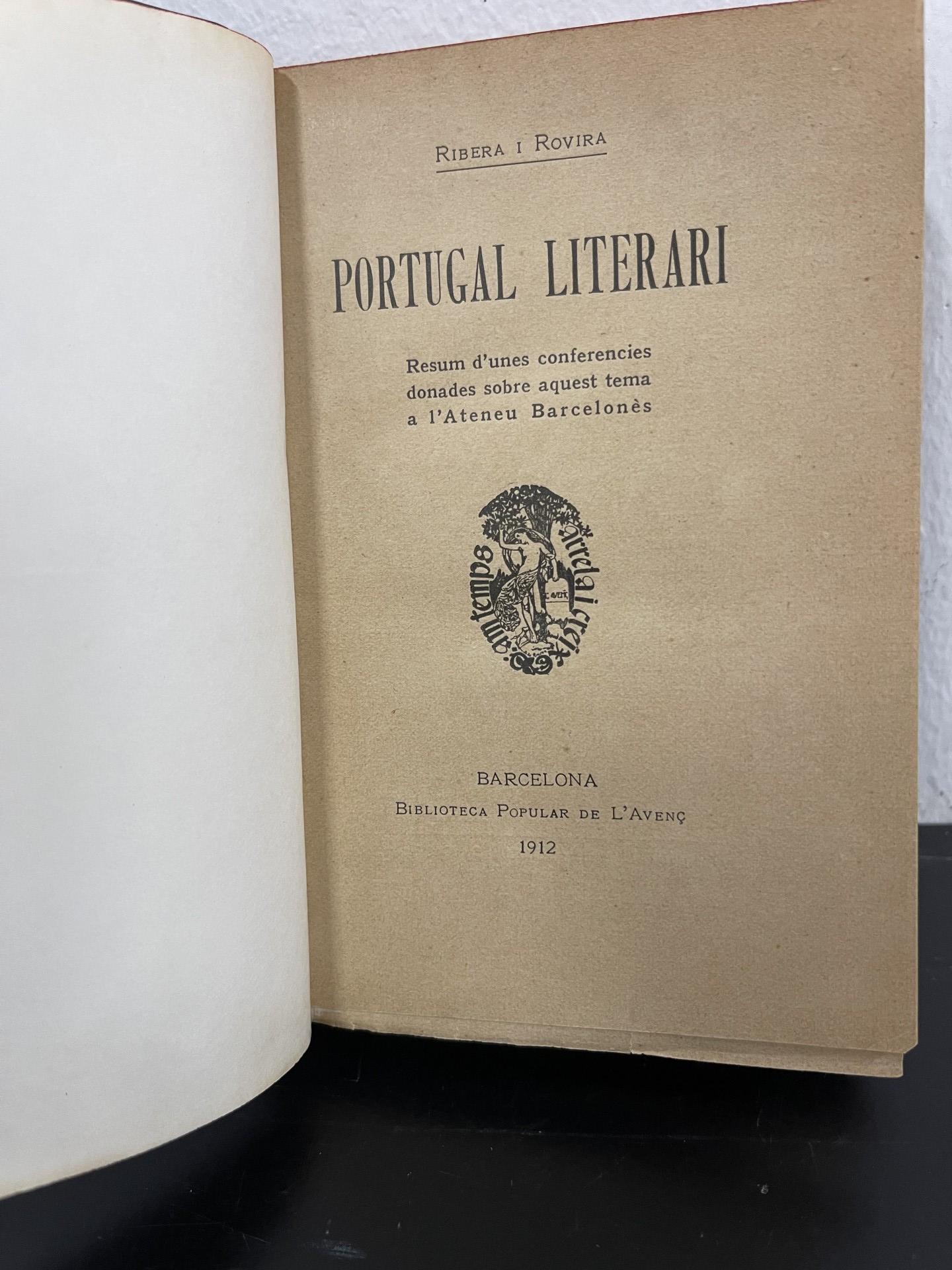 Portugal Literari — Ignasi Ribera i Rovira | 1912 - Image 2