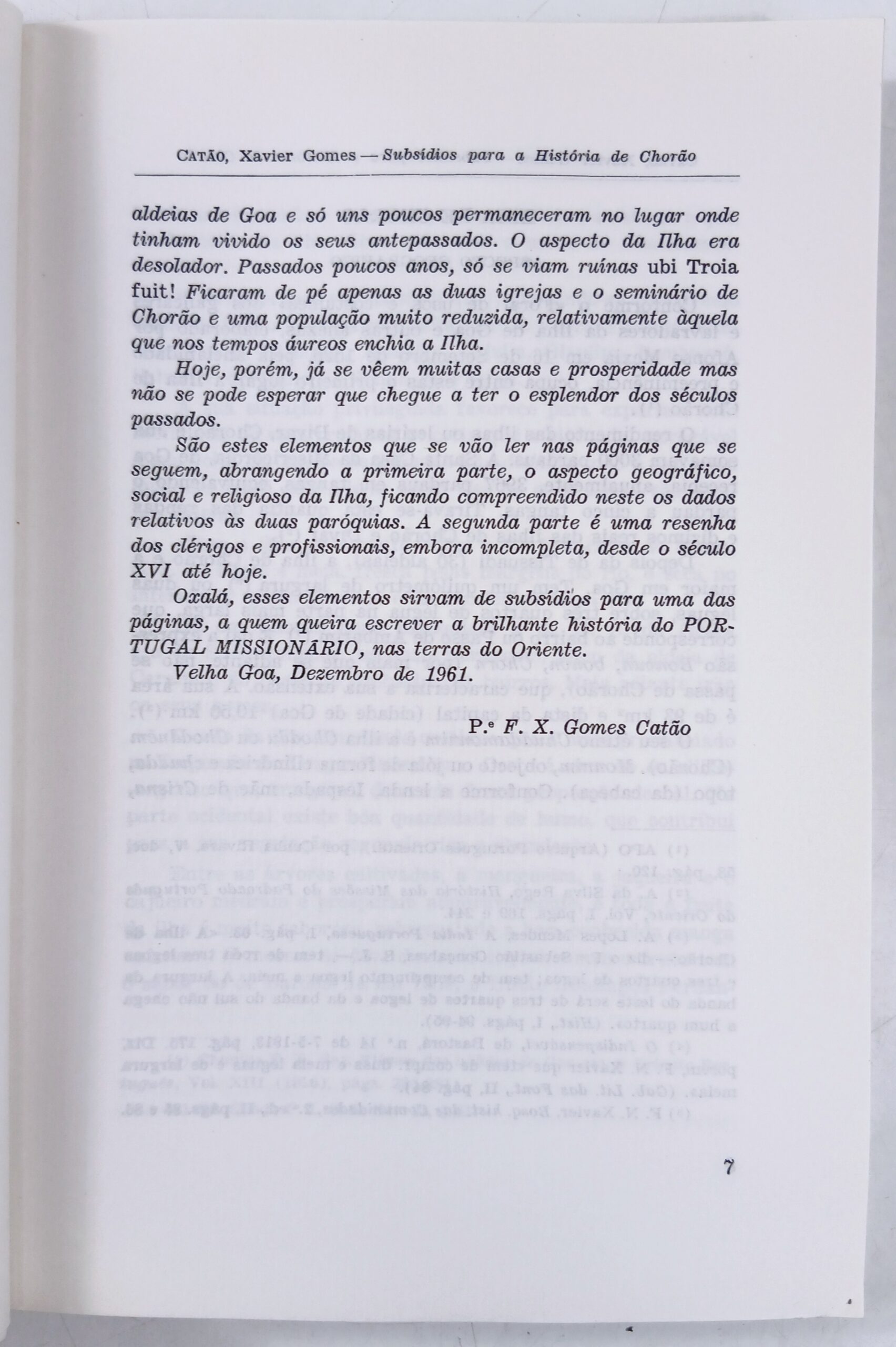 Subsídios para a História de Chorão – Francisco Xavier Gomes Catão (1966) - Image 4