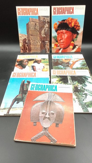 Geographica — Lote de 7 Revistas da Sociedade de Geografia de Lisboa