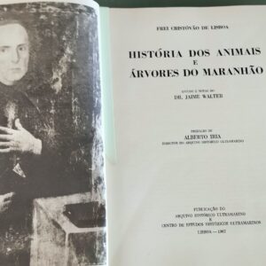 História dos Animais e Árvores do Maranhão — Frei Cristóvão de Lisboa — 1967