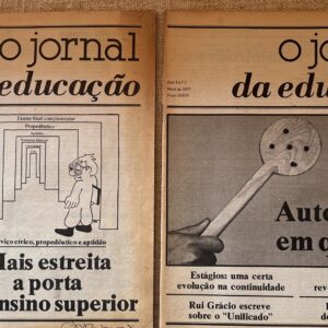 O Jornal da Educação – N.º 1 e N.º 2 – Afonso Praça – 1977 – 2 Volumes